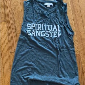 Spiritual gangster green tank (used)